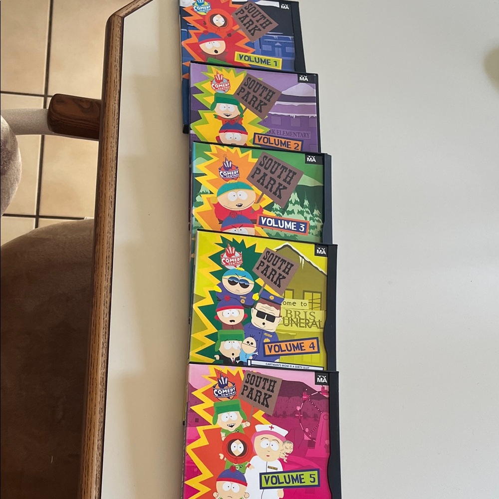 South Park volume 1 to 5 dvd collection